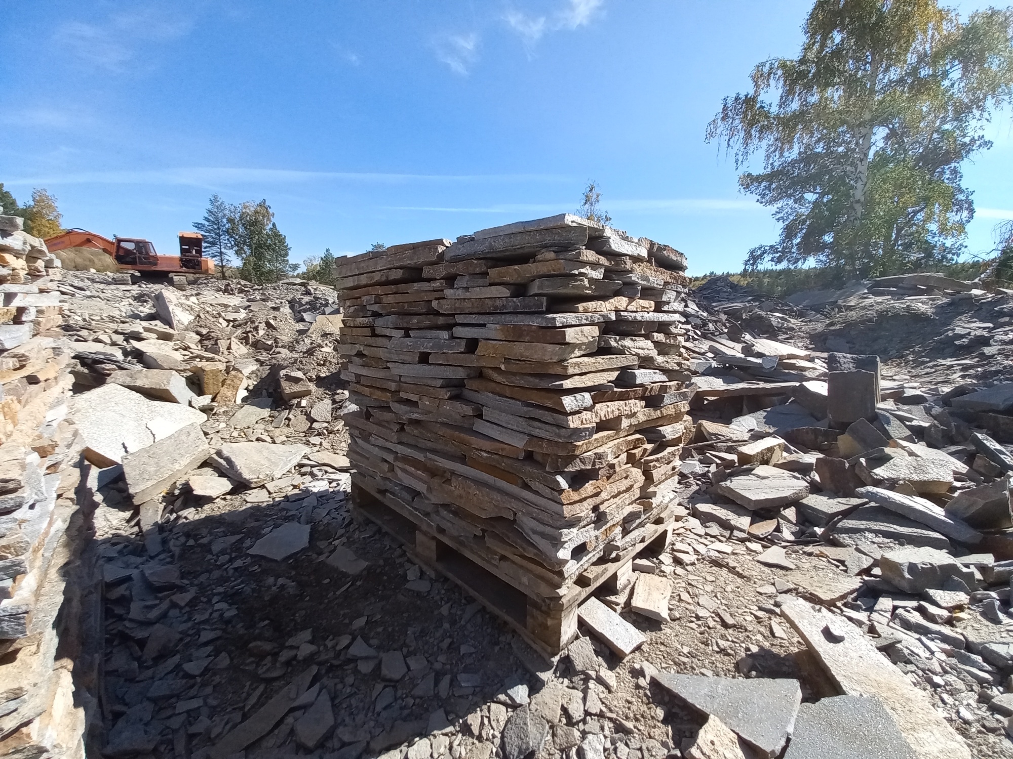 Плитняк златолит серебристый для мощения на бетон купить в Пыть-Яхе