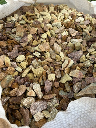 Златолит персиковый декоративная каменная крошка купить в Пыть-Яхе