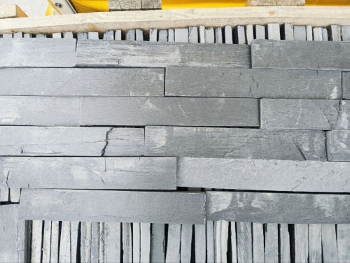 Плитка чёрная из натурального камня фасадная 30 см * 5 см, толщина 7 мм -30 мм купить в Пыть-Яхе