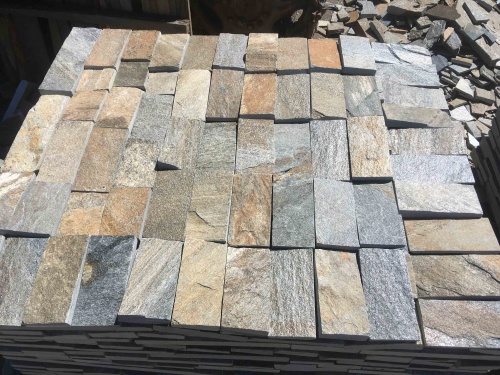 Плитка пилёная златолит Уральский для цоколя, отмостки купить в Пыть-Яхе