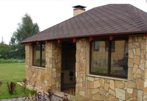 Плитняк златолит жёлтый для фасада 1,5-3 см купить в Пыть-Яхе