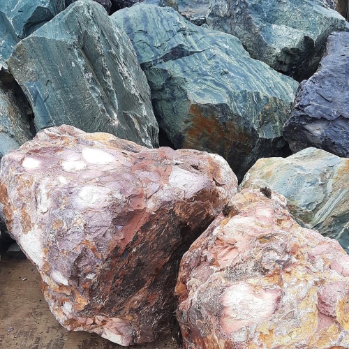 Ландшафтные глыбы красно-фиолетовые 200-1000 килограмм купить в Пыть-Яхе