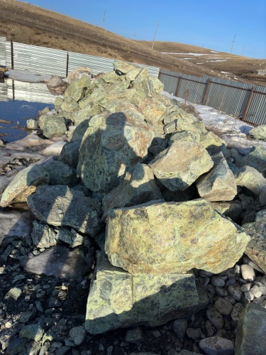 Камни для ландшафтного дизайна зелёные 10-60 килограмм купить в Пыть-Яхе