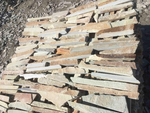 Горбушка златолит золотистый для облицовки купить в Пыть-Яхе