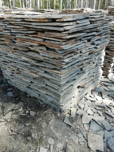 Плитняк златолит Уральский для цоколя, отмостки купить в Пыть-Яхе